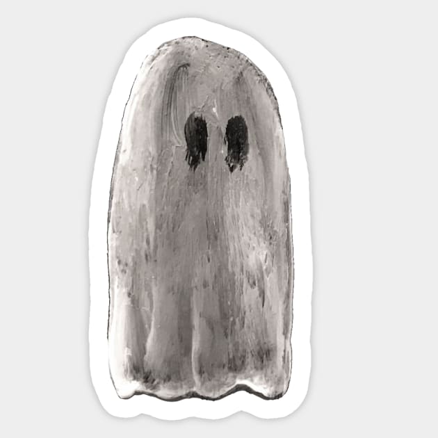 Ghost Painting Sticker by breaxnna